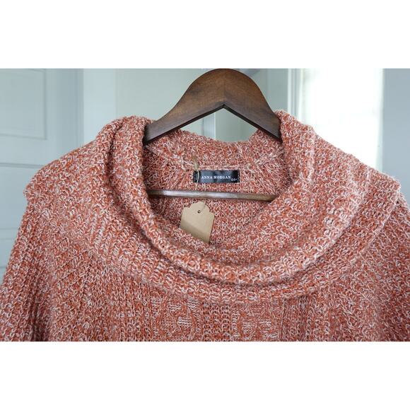 Anna Morgan Women's Retro Classic Style Poncho Sweater Tunic SZ O/S + (One Size) - Picture 8 of 9